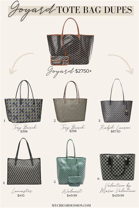 knockoff goyard bag|goyard alternatives.